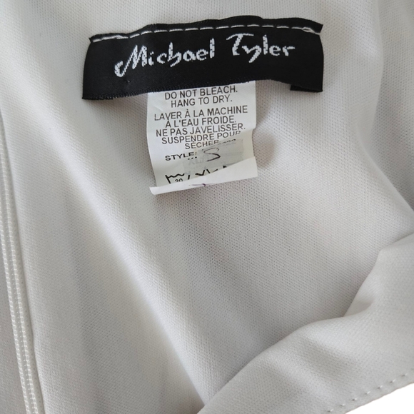 Michael Tyler Stylish Brown Patterned Dress Size Small - Picture 3 of 12